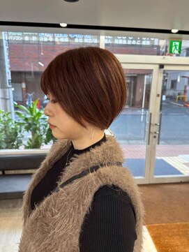 ジオ 国分寺(the O's) 切りっぱなしボブ/エアリーロング/美髪/ピンクブラウン[国分寺]