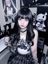 シックス バイ インク 渋谷(SIX by INK.)&nbsp;ダークブルー/デジタルパーマ/ワンホンレイヤー[渋谷]