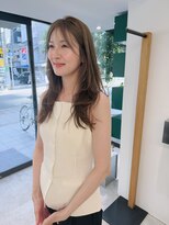 セン(cen)&nbsp;グレージュ　ハイトーン　明るめベージュヘアカラー