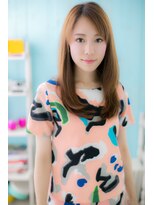 ミック 日暮里店(miq) 甘めテイストの♪シルキーストレート