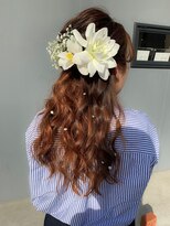 ルアナ ヘアメイク(Luana hair make)&nbsp;卒業式ハーフアップアレンジ