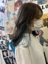 トロニー(TLONY) 渋谷TLONY ブルーインナーカラー　stylist/miaki