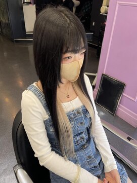 アンリップ ジー(salon unripＧ) m.mインナーカラー　#熊本　#美容室　#人気　#エクステ　#カラー