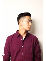 モリゲン フェローシップ レグ(MORIGEN fellowship REGU)&nbsp;サイドパートかき上げスキンフェード1104