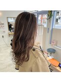 ベージュ×ハイライト カーキベージュ グレーベージュ