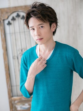 モッズヘアメン 名護大東店(mod's hair men) ≪mod's men≫ワイルドアップバングのニュアンスカラーショートd