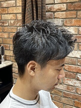 ヒロギンザバーバーショップ 丸の内店(HIRO GINZA BARBER SHOP) ナチュラルアップバング