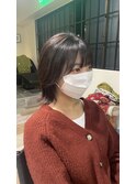 シルキーグレージュ ヘアカラー 【池袋】