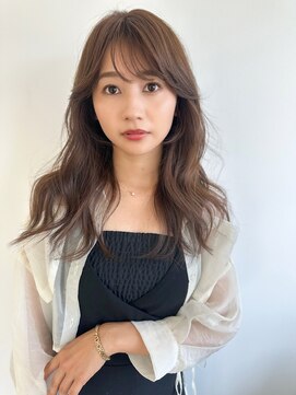 グローブス オモハラ(THE GLOBES OMOHARA) 斜めバングロング×シルキーベージュ