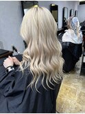 髪の毛綺麗なまま！ホワイトカラー_white blond_