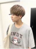 刈り上げマッシュ/ミルクティーベージュ