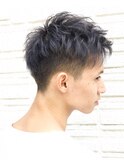 【Hale】アッシュブラック/ベリーショートN79(ニュアンスパーマ