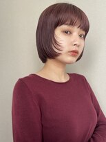 ノラギンザユー(NORA GINZA/U)&nbsp;ショートミニボブ顔まわりカットレイヤーカットぱっつん前髪