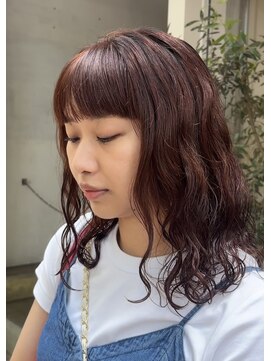 シアン 栄店(CYAN.) 伸ばし途中も可愛いパーマ