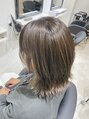 ラフィス ヘアーセプト 銀座店(La fith hair sept)&nbsp;白髪ぼかしハイライト/白髪分かりますか？？