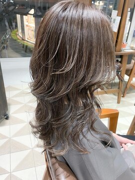 バブ バイネオリーブ(Bab by neolive) グレージュハイライト/白髪ぼかし/透明感/レイヤー