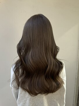 アジールヘア 北千住駅西口店(agir hair) 透明感ブラウンベージュカラー 韓国スタイル