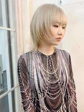 ネオリーブカップ 町田店(Neolive capu) ハイトーンレイヤー　メルティカラー　似合わせカット