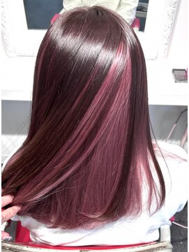 アンリップ ジー(salon unripG) N アンブレラカラー カシスピンク