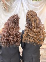 セットサロンエース(Set salon Ace)&nbsp;ふわふわお団子ハーフアップ