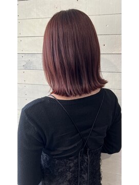 ルノン フィージュ(LUNON fieju) ピンクグレージュ/ダブルカラー/ボブ