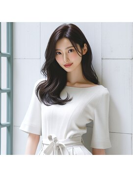 ヘアーズ ベリー 平尾店(hairs BERRY) くせ毛風カールエアリーカール小顔こなれヘア艶感黒髪ネビージュ