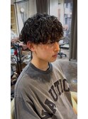 波巻きパーマ