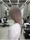 【LINOET 太田川】中道晶 柔らかい色味でハイトーンカラー