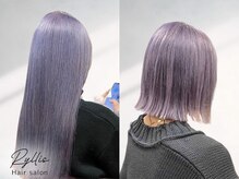 個性も柔らかさも出したい方に◎透明感たっぷりのくすみパープルが旬☆