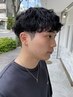 【人気No.2】メンズカット＋パーマ　￥9000
