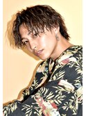 メンズ波巻きツイスパニュアンススパイラルスパイキーショート