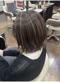 シークレットハイライト　グレージュ　ハイライト