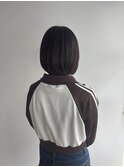美髪イメチェン4/8  髪質改善ストレート×丸みボブ