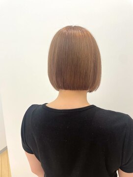 ユニ バイ マグ 長野店(Uni.by Mag) 透明感抜群♪ダブルカラーブリーチミルクティーベージュ