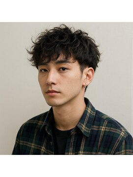 スープレックス ヘアーデザイン(SOUPREX HAIR DESIGN) ツーブロック柔らかくせ毛風パーマ　20代 30代 40代 50代 60代