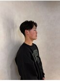 ニュアンスパーマ毛流れ