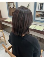 エミュ(emu.)&nbsp;ブリーチ無し白髪ぼかしハイライト