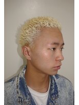 メリケンバーバーショップ トーキョー(MERICAN BARBERSHOP TYO)&nbsp;メンズカットアップバングスパイキーショート（ヌマタユウト）03