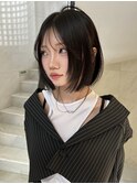 トレンド韓国ボブくびれボブレイヤーボブタッセルボブ表参道渋谷