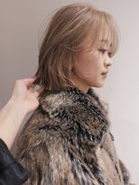 ユルクメゾンシティ 名古屋(JURK MAISON CITY)&nbsp;【ami style】ハイトーンボブ　ボブレイヤー　ベージュカラー