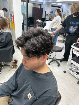 アイズ 本厚木(AIZU) メンズマッシュ　ニュアンスパーマ