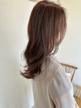 モイ(Moi)の写真/髪のダメージが気になる方にもおすすめ＊ダメージを最小限に抑えながら、自然で上質なツヤ感カラーに◎