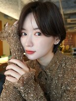 POCKET郡山安積店 ショートカットレイヤーカット髪質改善縮毛矯正【4月1日OPEN予定】 ハンサムショート×髪質改善カラー