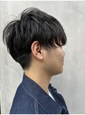 緩めパーマ