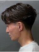 シャドウパーマ　ニュアンスパーマ　メンズマッシュ　フェード