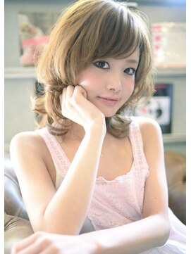 マイティ バイ エイチ(mighty by H) mighty2014☆モテ,フェミニン☆ミディアムレイヤー☆