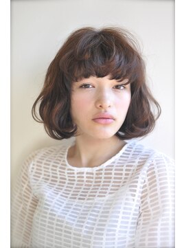 コルク バイ マグ 松本駅前(COLK by Mag) 20代30代大人可愛いエアリーボブラベンダーベージュ透明感