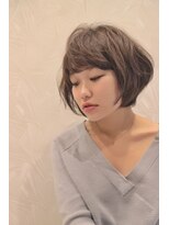 ソイルアヴェダ(Soil AVEDA)&nbsp;ひし形ボブ×グレーカラー【沼津/沼津駅】