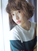 LICO HAIR&RELAXZATION一宮店 ランダムウェーブのふんわりボブ