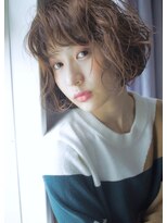 リコ ヘアアンドリラクゼーション 一宮店(LICO HAIR&RELAXATION) LICO HAIR&RELAXZATION一宮店 ランダムウェーブのふんわりボブ